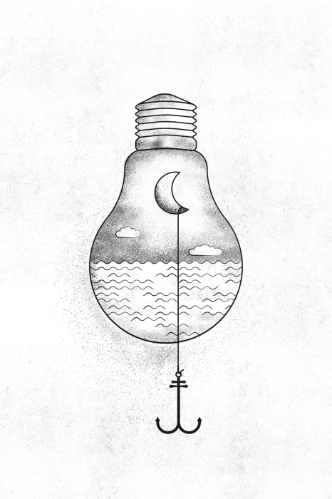 Bild Anchored Moon (1 Part) Vertical