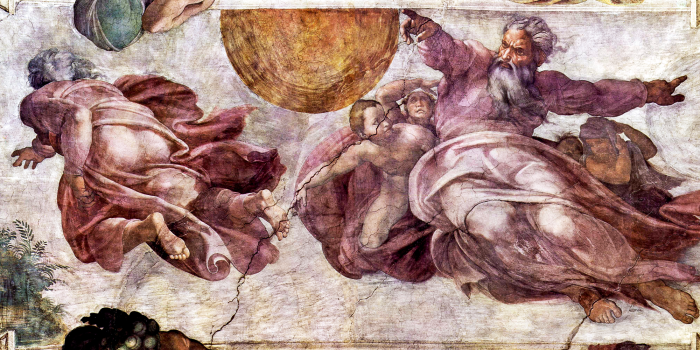 Bild Die Geburt des Lichts im Sixtinischen Gewölbe