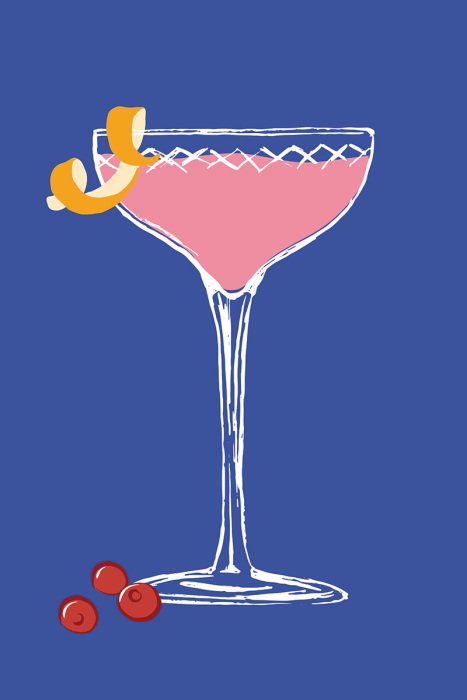 Bild Ein erfrischender Cocktail, serviert im Glas