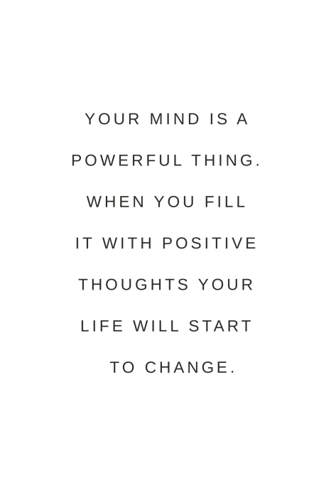 Poster Motivationstext über den Geist