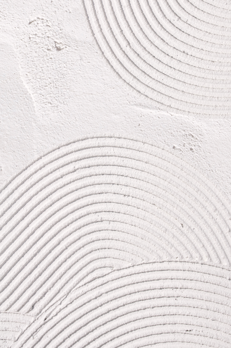 Poster Minimalistische Putzstruktur mit Kreisen