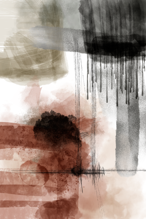 Poster Ein malerischer Hintergrund in Erdtönen