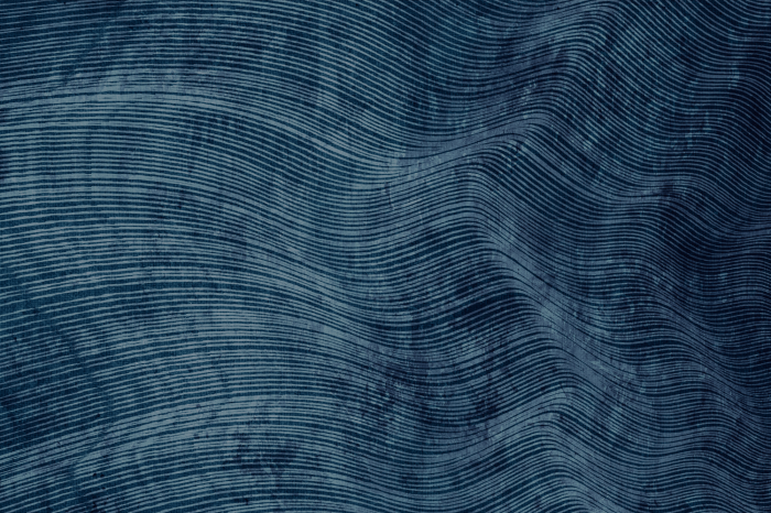 Poster Strukturiertes marineblaues Motiv mit Linien