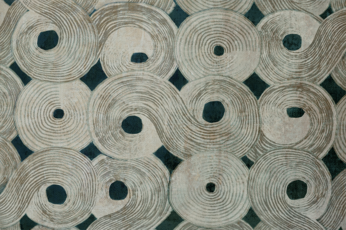 Poster Komposition mit spiralförmigen Seilen