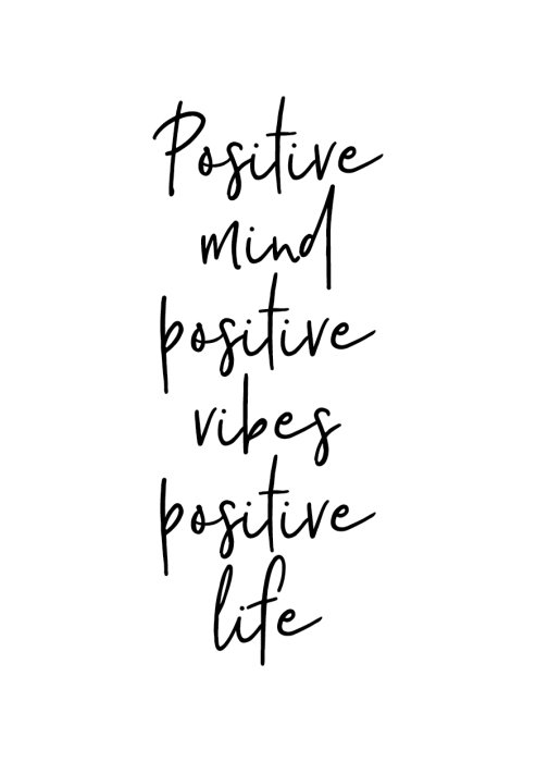 Poster Zitat über ein glückliches Leben