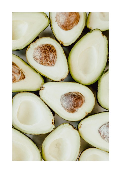 Poster Avocado-Fotografie grüne Gemüse