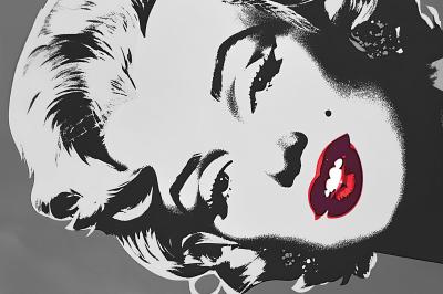 Fototapete Porträt der Frau Marilyn Monroe