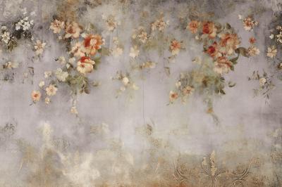 Fototapete Blumen im skandinavischen Stil