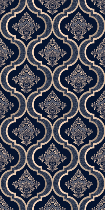 Tapete Dekoratives Muster im marokkanischen Stil