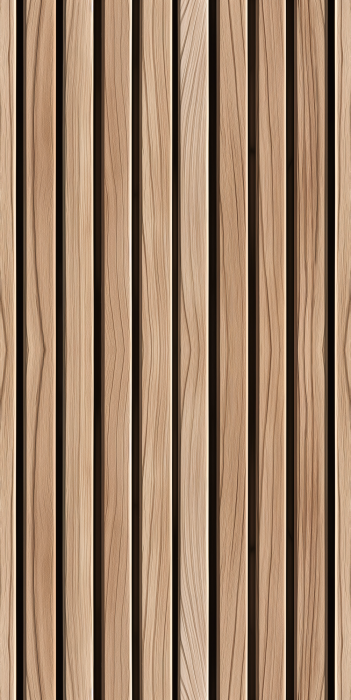 Tapete Schmale Lamellenwandplatte