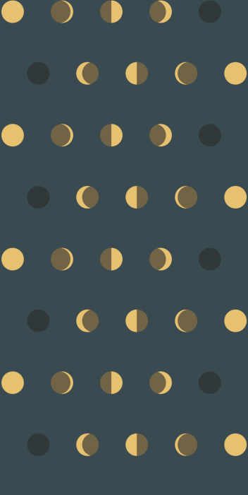 Tapete Goldene Monde vor dunklem Hintergrund