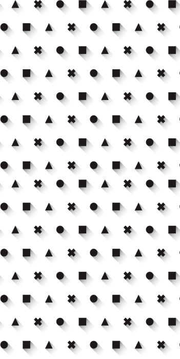 Tapete Regelmäßiges Muster mit Formen