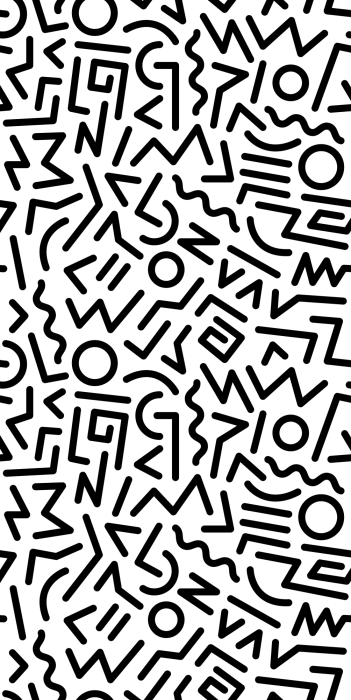 Tapete Grafisches Muster mit dynamischen Linien