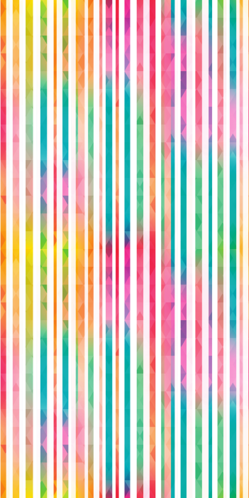 Tapete Bunte Linien in Aquarell