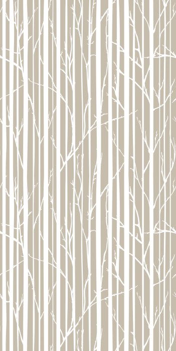 Tapete Zarte Zweige von leichten Bäumen