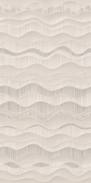 Tapete Wellenförmige Hügel in Beigetönen