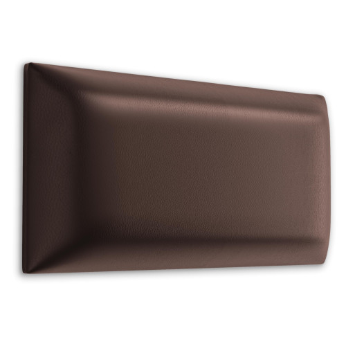 Wandpolster Wandpolster Kunstleder 100x20 braunes Rechteck