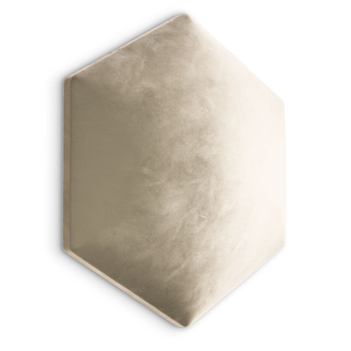 Wandpolster Wandpolster 20 écru Hexagon