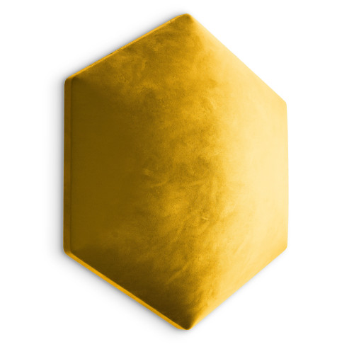 Wandpolster Wandpolster 20 gelbes Hexagon