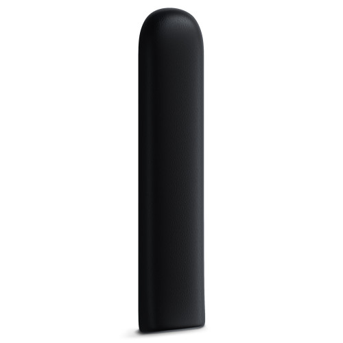 Wandpolster Wandpolster Kunstleder 20x60 schwarzes Paneel