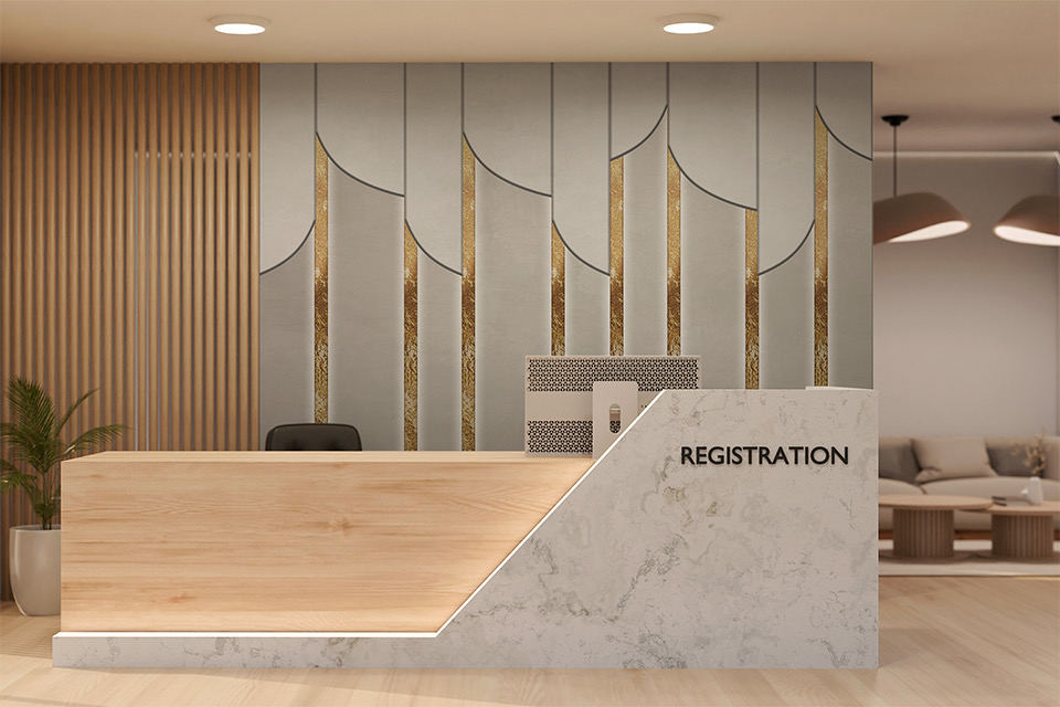 Fototapete 3D Formen