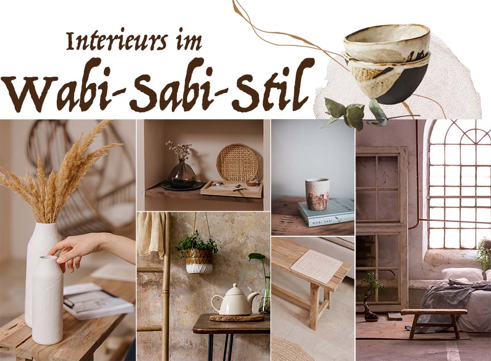 Interieurs im Wabi-Sabi-Stil