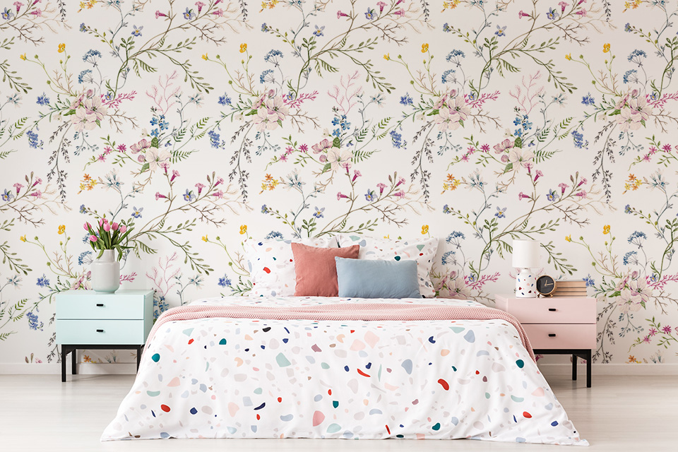 Tapete kleine Blumen Tapete kleine Blumen