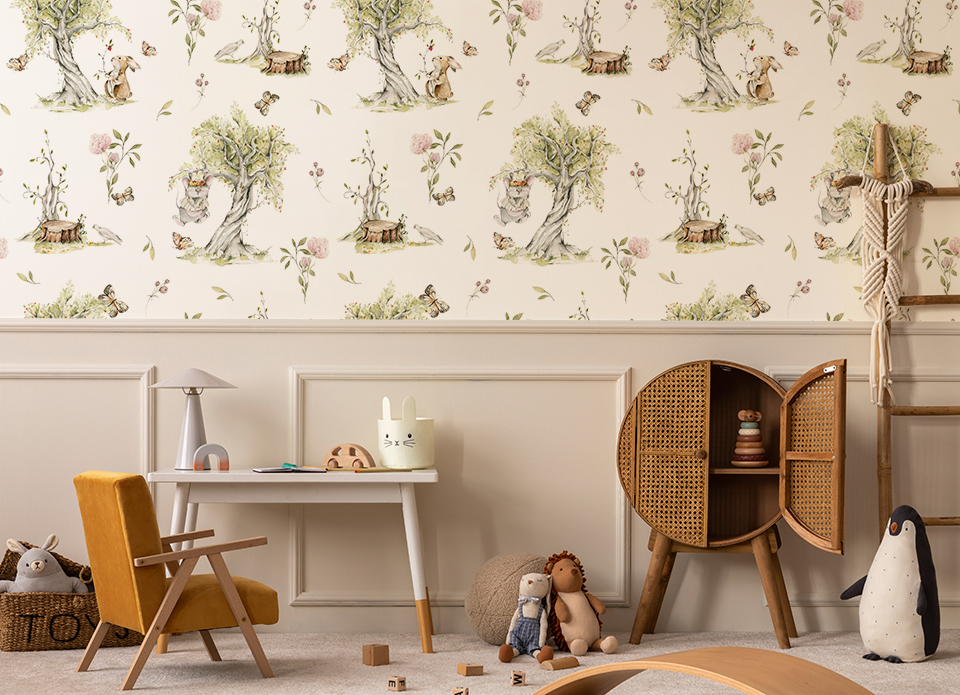 Wald-Tapete für Kinder Wald-Tapete für Kinder