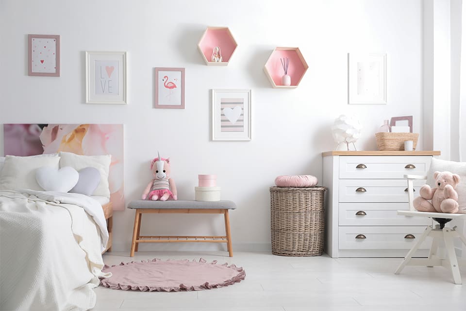 Zimmer für ein kleines Mädchen