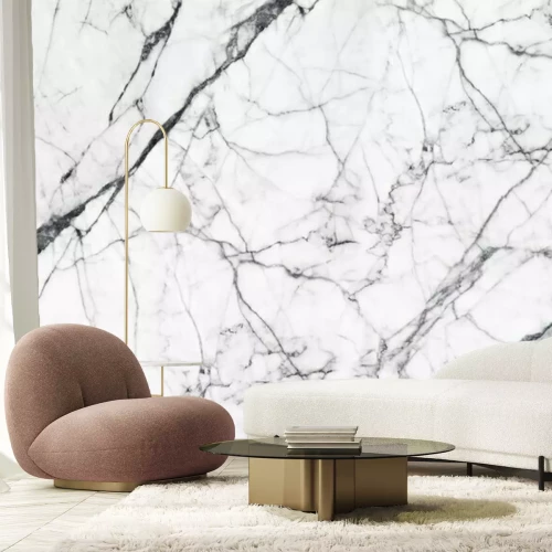 Fototapete Sehr rissiger Marmor