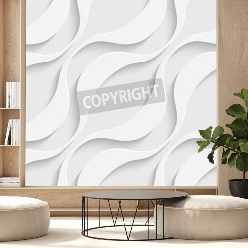 Fototapete Wellen 3D