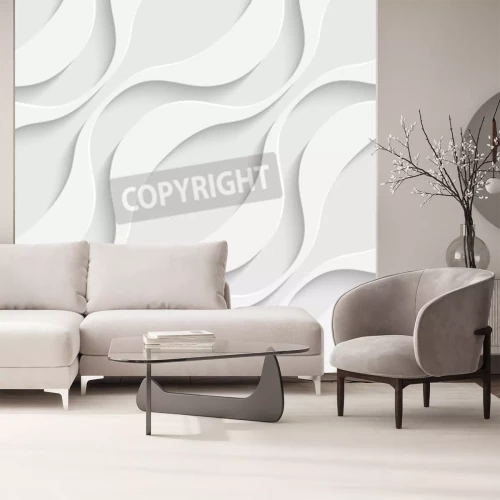 Fototapete Wellen 3D