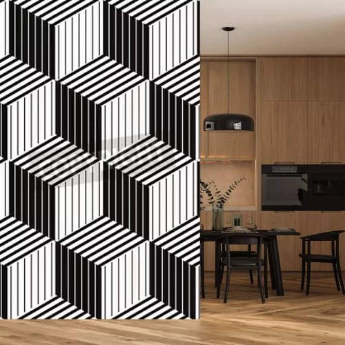 Fototapete Optische Täuschung 3D