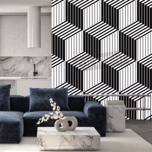 Fototapete Optische Täuschung 3D