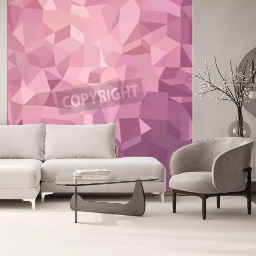 Fototapete Rosa Abstraktion 3D