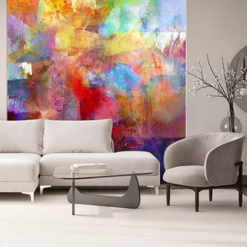 Fototapete Mit Pindzel Gemalte Abstraktion