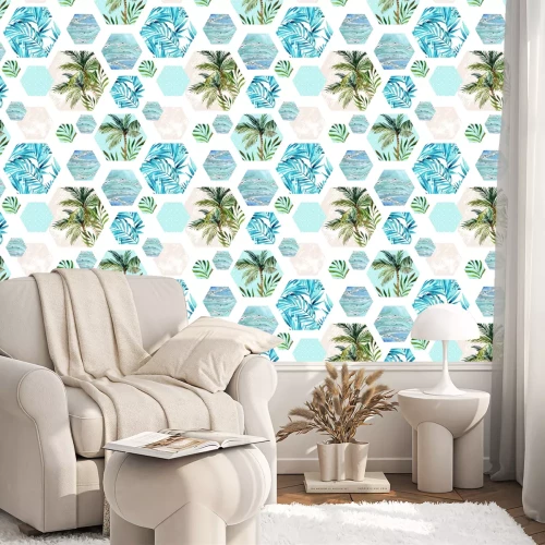 Tapete Natur in Geometrie