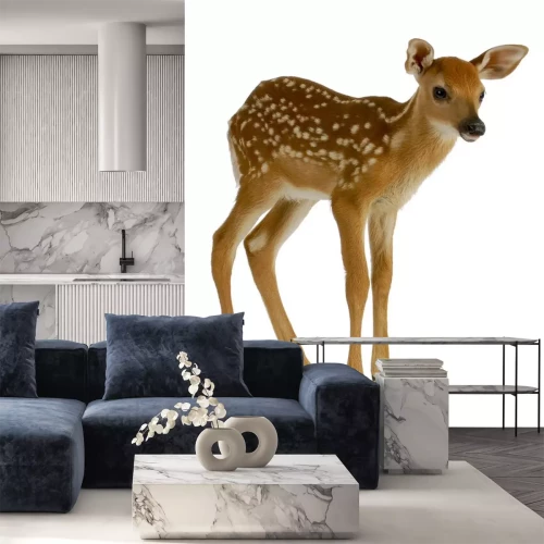 Sticker Tiere Wald Reh mit weißen Flecken