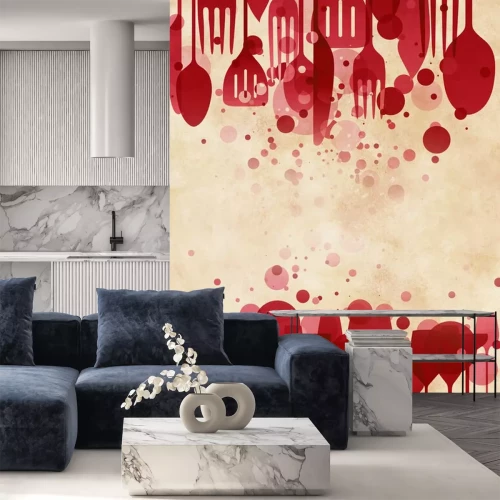 Sticker Schöner Essen und Trinken Hintergrund