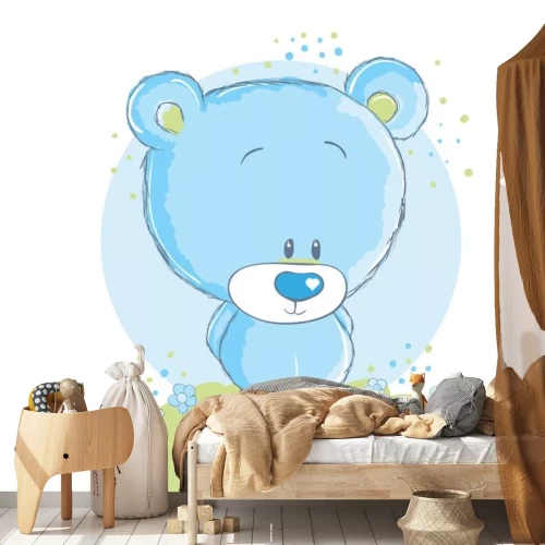 Sticker Baby blue bear