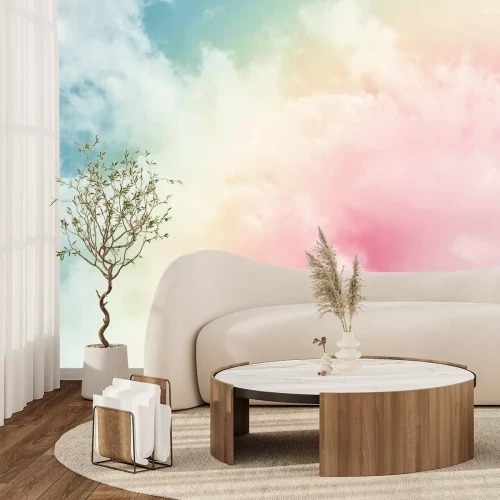 Fototapete Regenbogen-Wolken