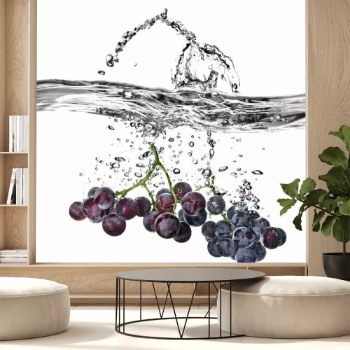 Fototapete Trauben im Wasser