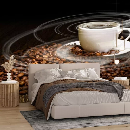 Fototapete Tasse Kaffee und sein Aroma