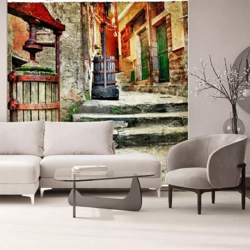 Fototapete Italienische Straßen Retro