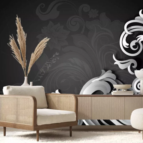 Sticker Luxus floral grunge background