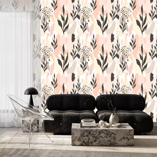 Tapete Sommerblatt-Thema