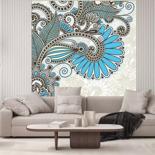 Sticker verzierten Karte Ankündigung