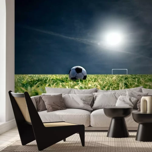 Fototapete Sport Fußball am Abend