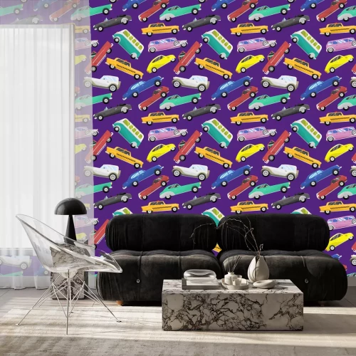 Tapete Retro, Jahrgang, Old Style, Auto, Vektor, Fahrzeug, Automobil, exklusiven, Geschwindigkeit, Sport, Transport, Antik, Garage, klassisch, Auto, illseamless, Muster, Hintergrund,