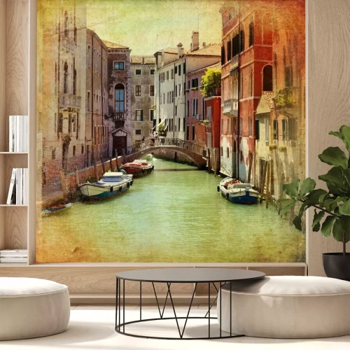 Fototapete Venezianische Häuser wie gemalt